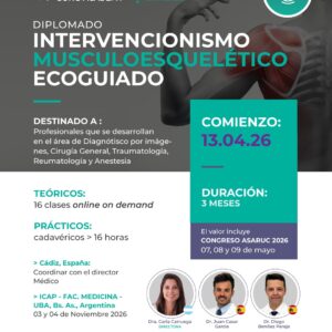 Diplomado en Intervencionismo Musculoesquelético Ecoguiado 2026