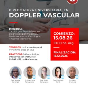 Diplomatura Universitaria en Doppler Vascular Agosto 2026